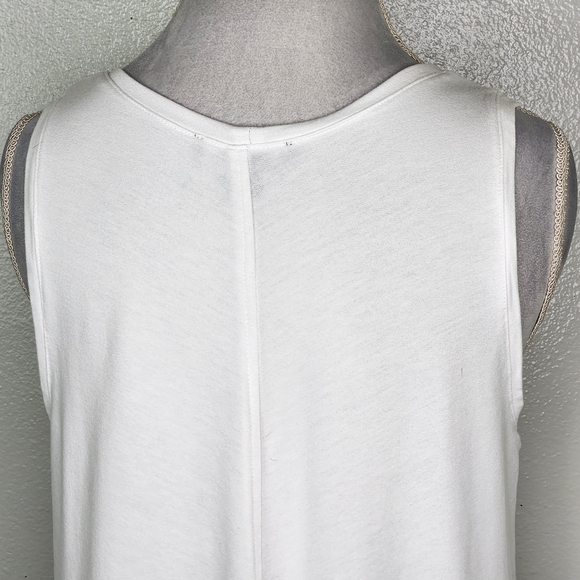 Karen Kane White Petite Soft Terry Tank Top Size XLP - Picture 7 of 10